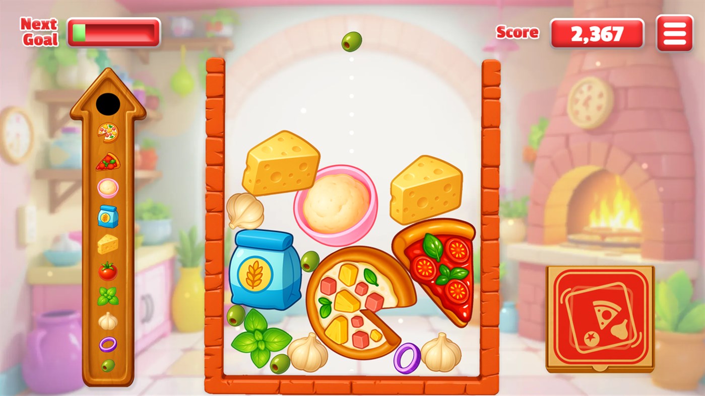 #2. Merge My Pizza (Windows) Oleh: Pikoya