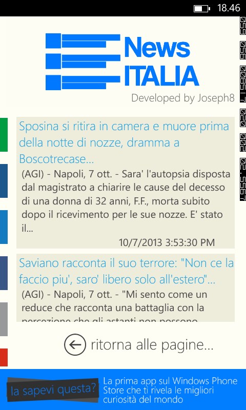 Screenshot 4 Notizie ITALIA windows