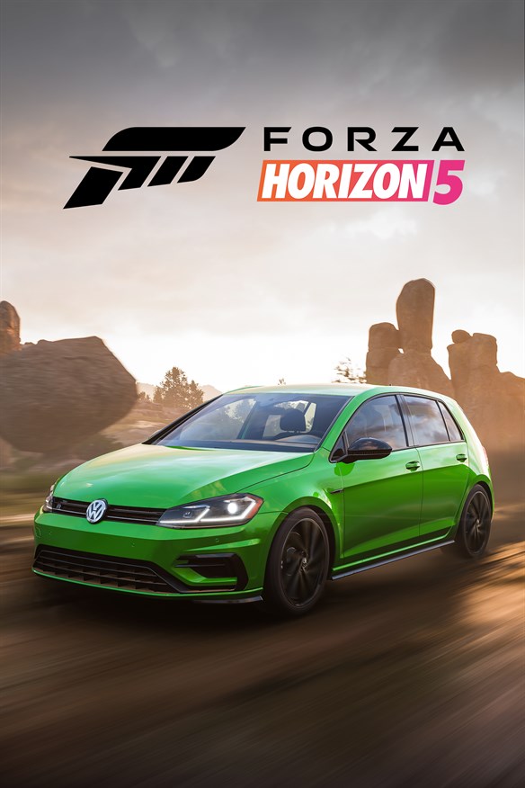 Forza Horizon 5 2021 VW Golf R Xbox Series X|S and Xbox One cover art