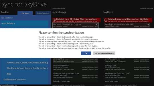 Sync for SkyDrive screenshot 4