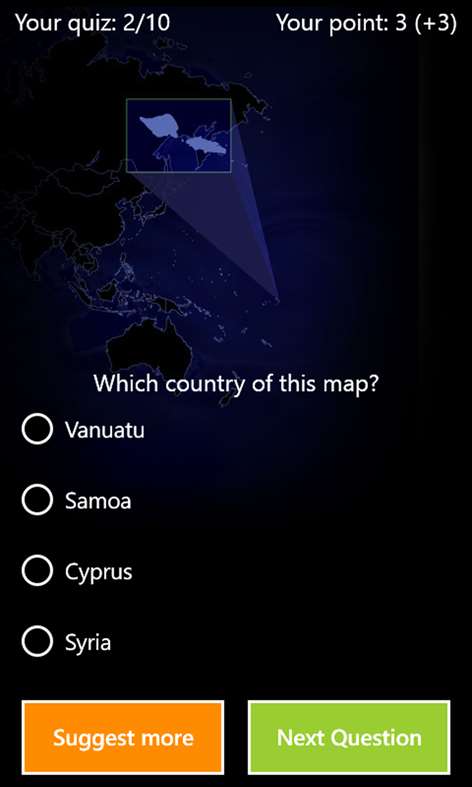 World Map Quiz Screenshots 2