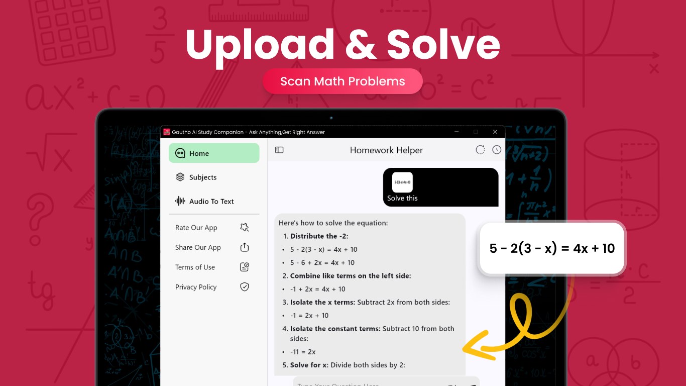 Gautho AI Study Companion - Ask Anything,Get Right Answer screenshot
