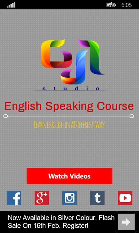 English Speaking Course - GJOneStudio Screenshots 1