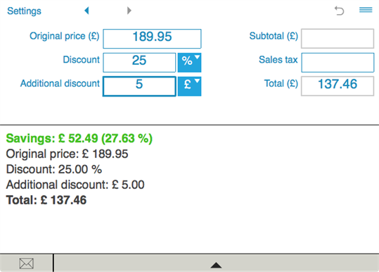 Discount Calculator screenshot 4