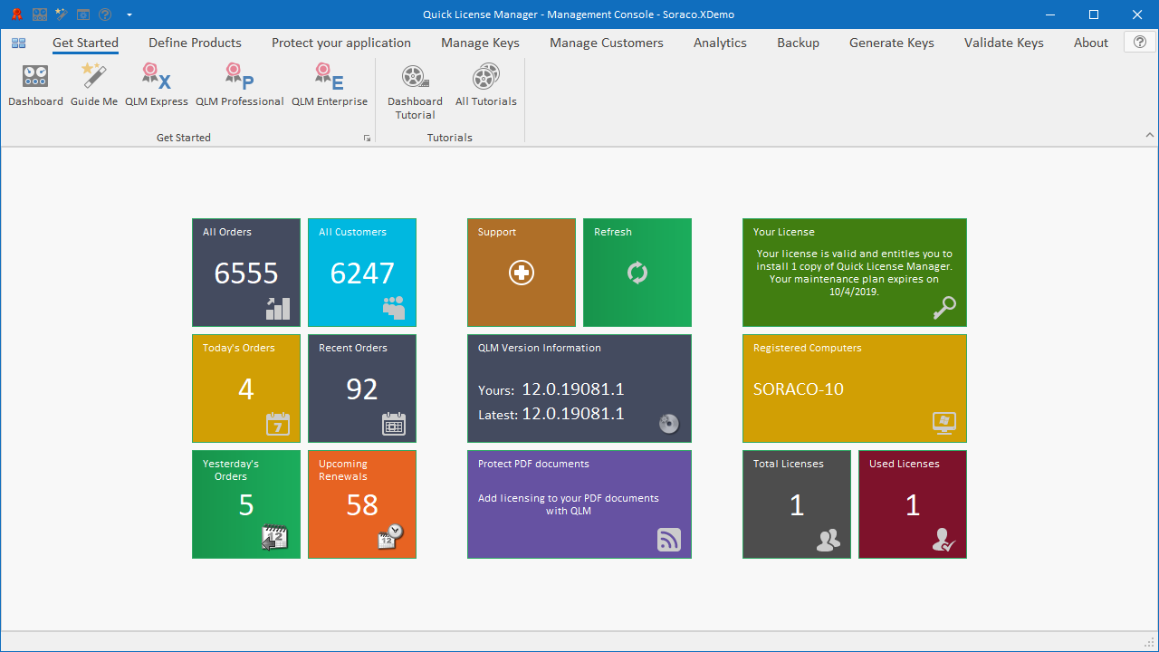 QLM License Wizard – Online Activation - Soraco Technologies