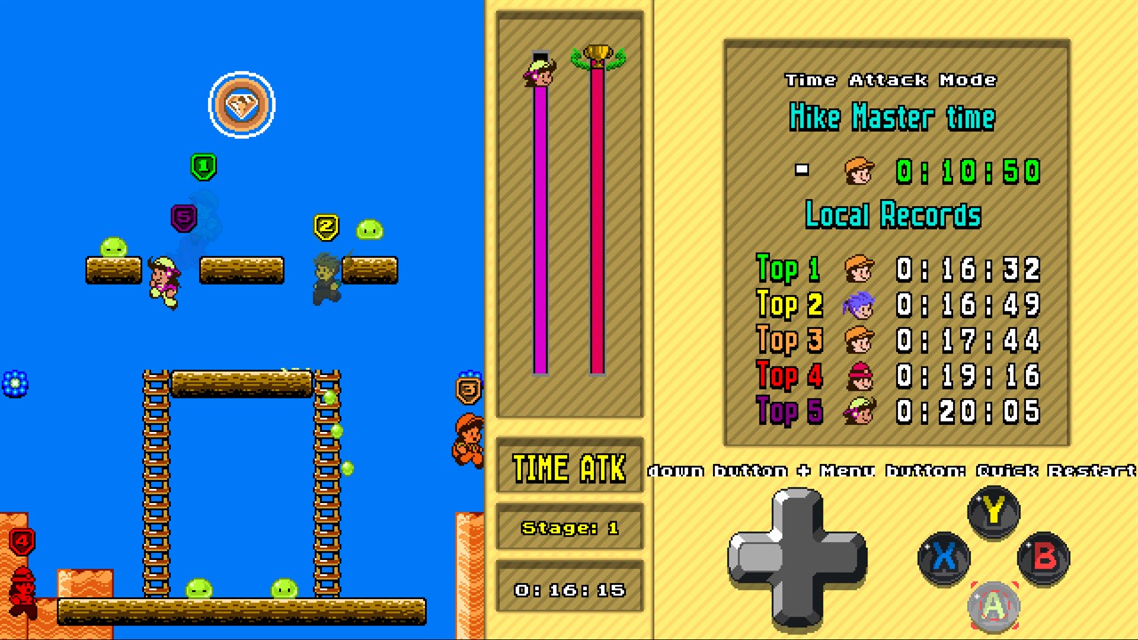 Super Hiking League DX screenshot 1
