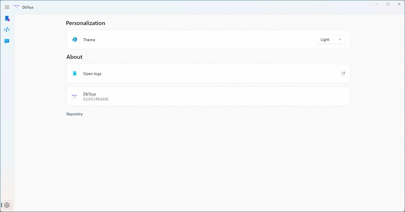 #3. DbToys (Windows) بواسطة: 邱尘