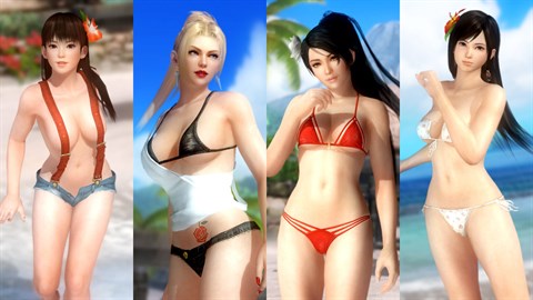 DOA5LR Showstoppers + Beach Party Costume Set