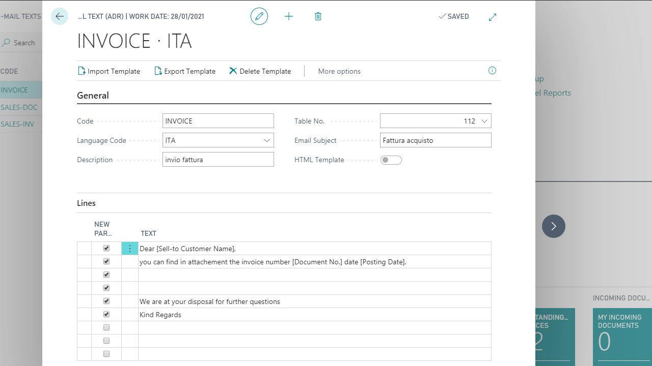 Snapshot 4 of Advanced Document Reporting