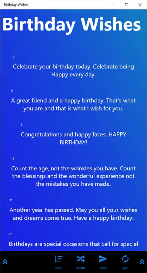 Birthday Wishes Screenshots 1