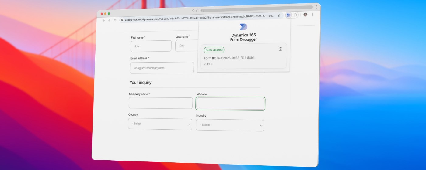 Dynamics 365 Form Debugger