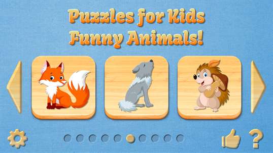 Funny Animal Puzzles for Kids, full game screenshot 1