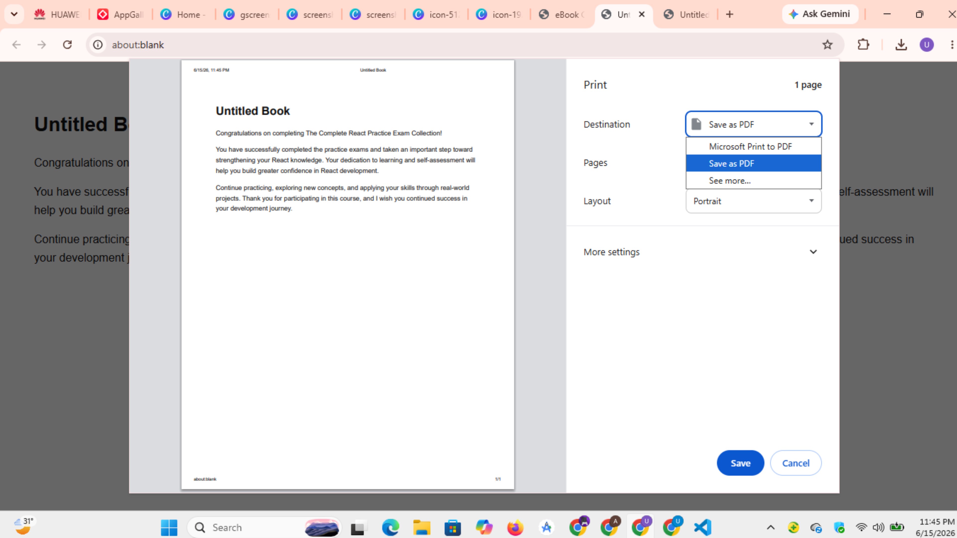 eBook Creator Pro screenshot