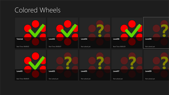Colored Wheels screenshot 2