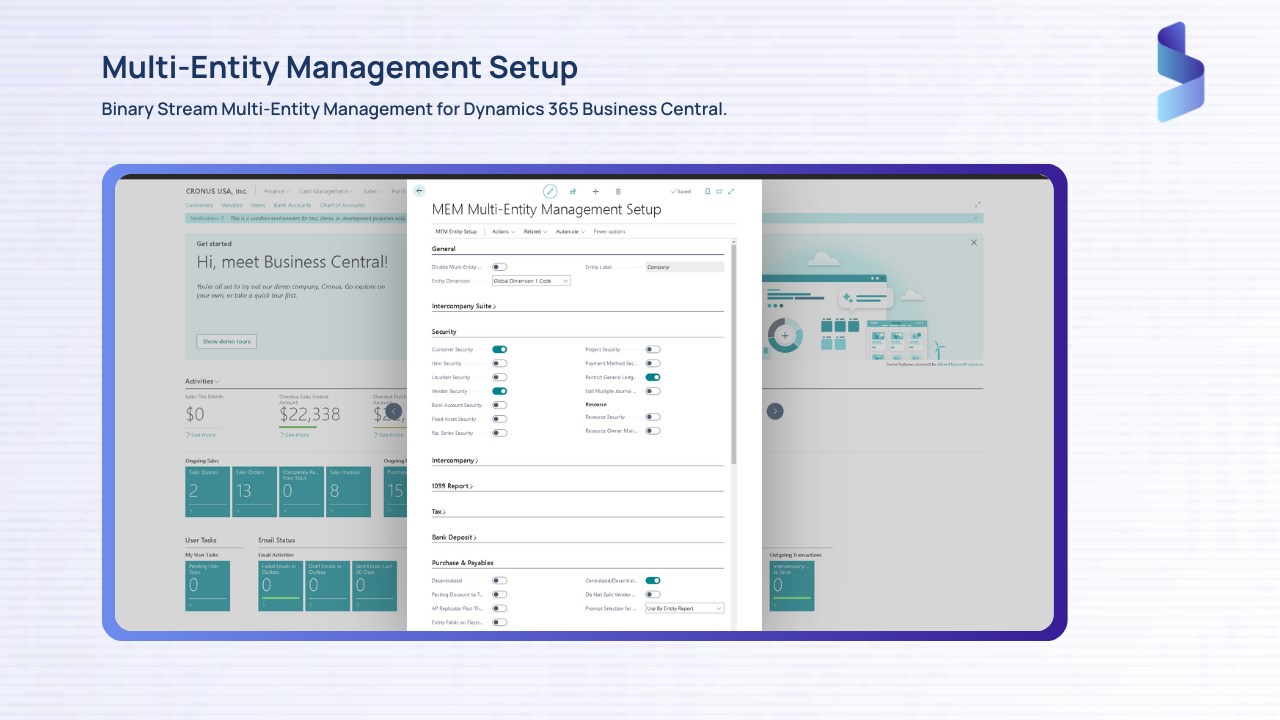 Snapshot 2 of Multi-Entity Management (AU/NZ)