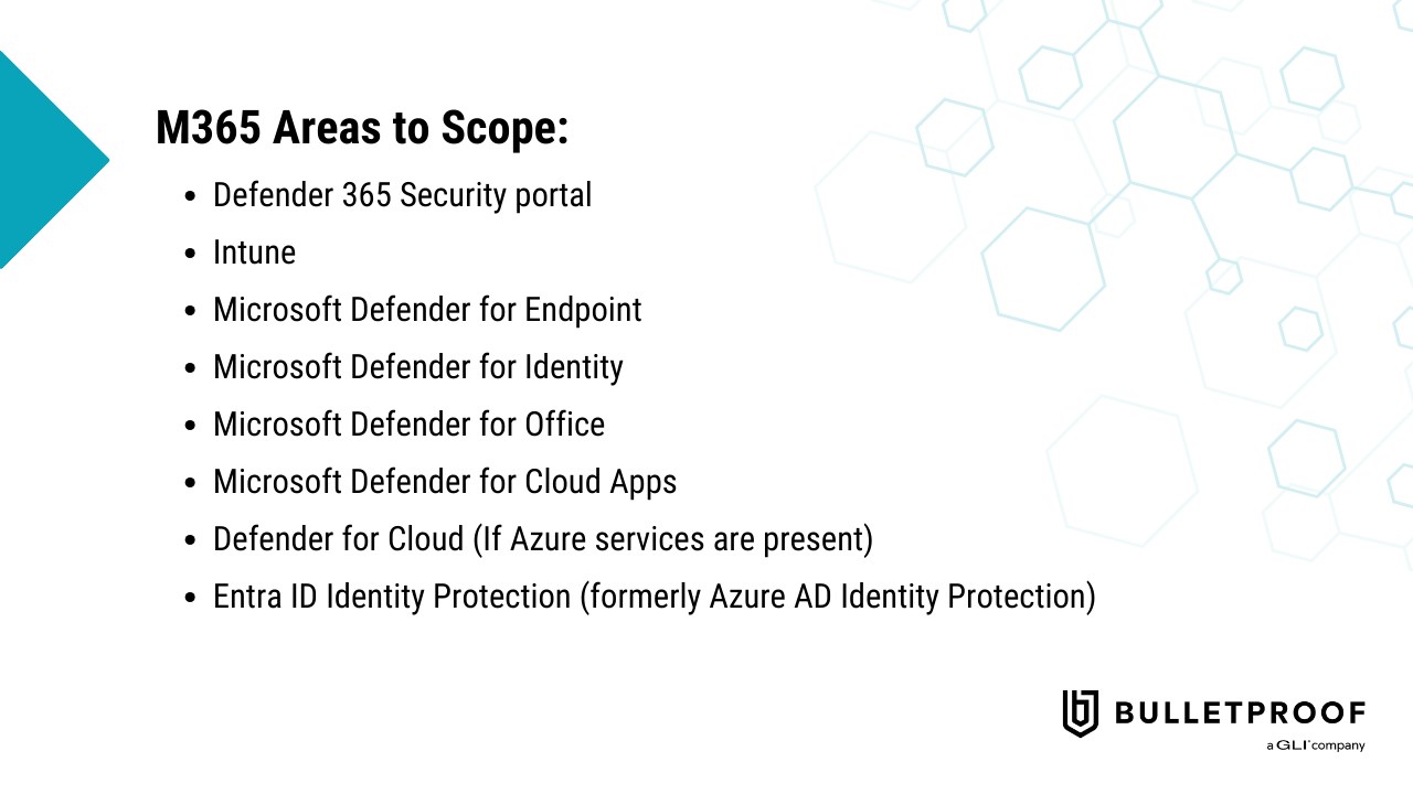 Snapshot 3 of Microsoft 365 Security Health Check Assessment 3-Wk