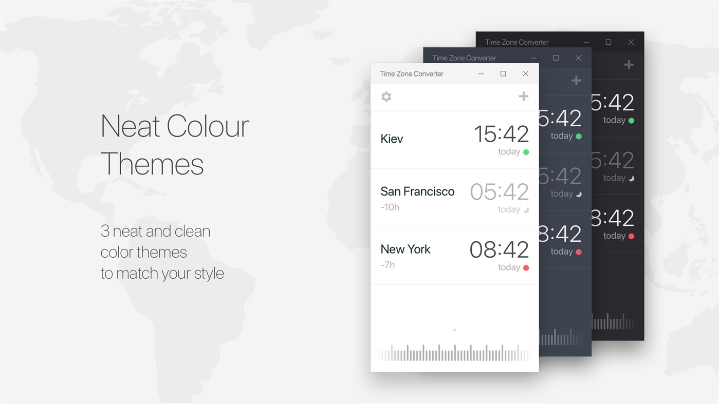 #4. Time Zone Converter and World Clock (Windows) 作者: VisualRocks