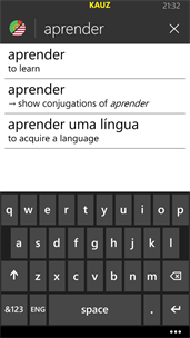 KAUZ Português-English Professional screenshot 1