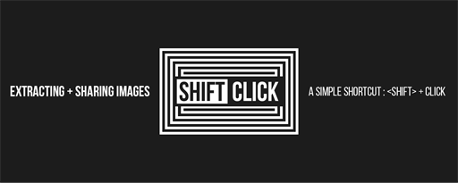 Shift Click Image Extractor marquee promo image