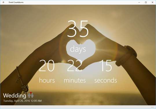 Event Countdowns screenshot 5