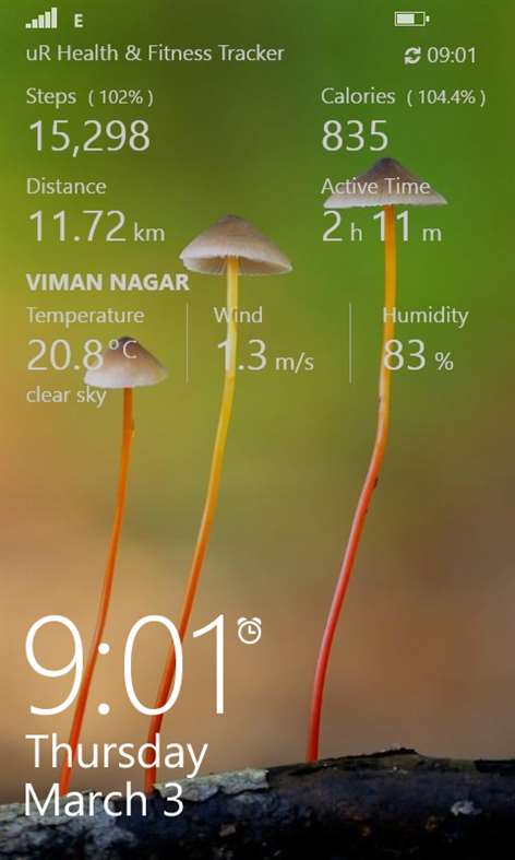 uR Health & Fitness Tracker Screenshots 1