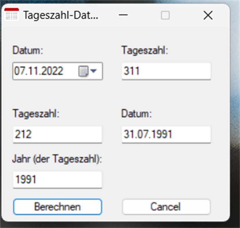 #2. Day number: Tageszahl (Windows) Bởi: UNATTACHED