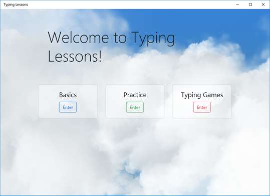 Typing Lessons screenshot 1