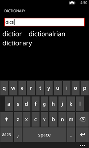 Dictionary screenshot 2