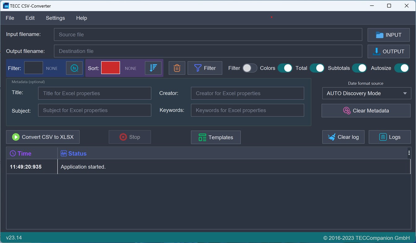 #1. teccCSVConverter (Windows) โดย: Dr. Jeannot Muller