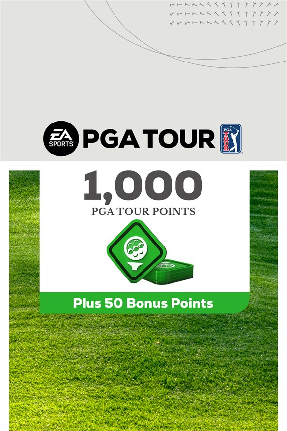 EA SPORTS PGA TOUR - 1050 PGA TOUR POINTS Xbox Series X|S and Xbox One cover art