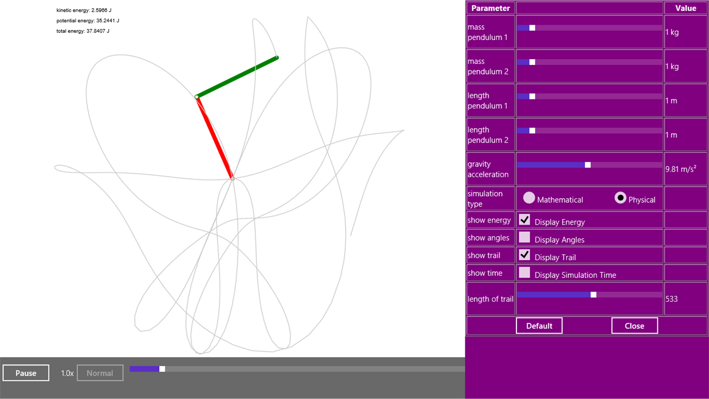 #2. Double Pendulum (Windows) 由: Ptahmose
