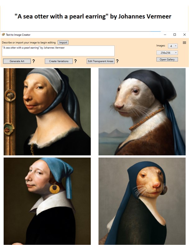 #4. Text to Image Creator (Windows) 由: Megaish