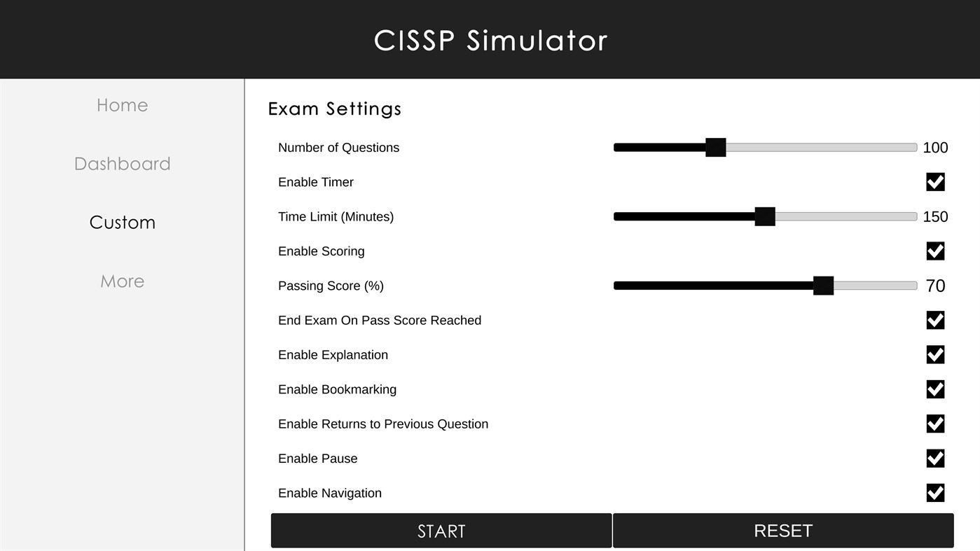 #8. CISSP Simulator (Windows) Von: NewSystem