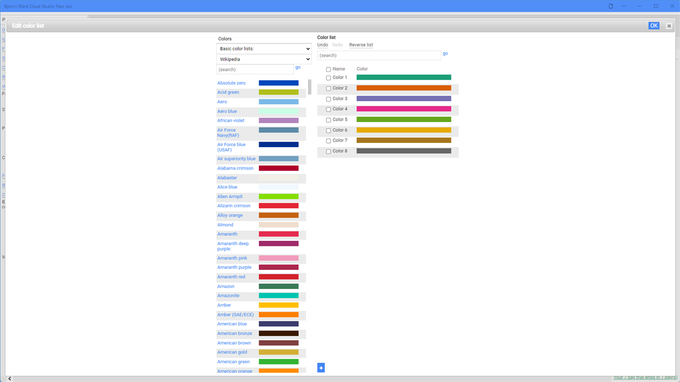 #6. Bjorn's Word Cloud Studio (Windows) Podle: Bjorn's Playground
