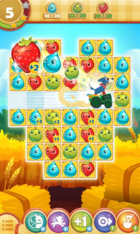 #3. Farm Heroes Saga (Windows) Oleh: king.com