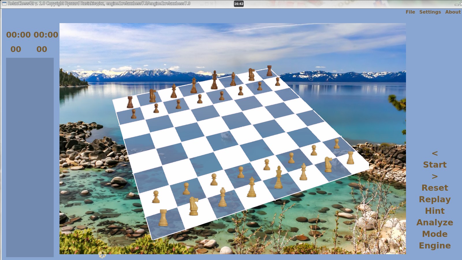 Captura 2 QRelaxChess windows
