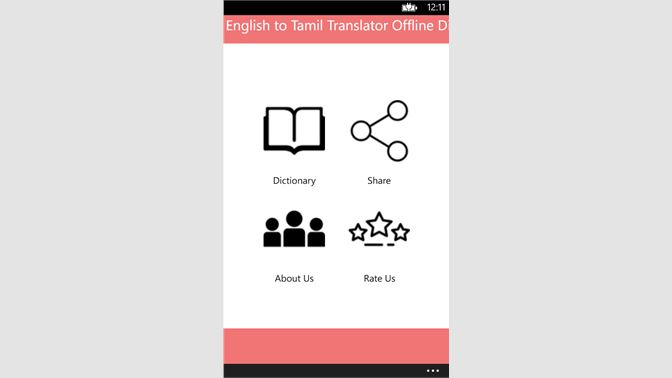 Get English To Tamil Translator Offline Dictionary Microsoft Store