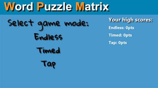 Word Puzzle Matrix screenshot 2