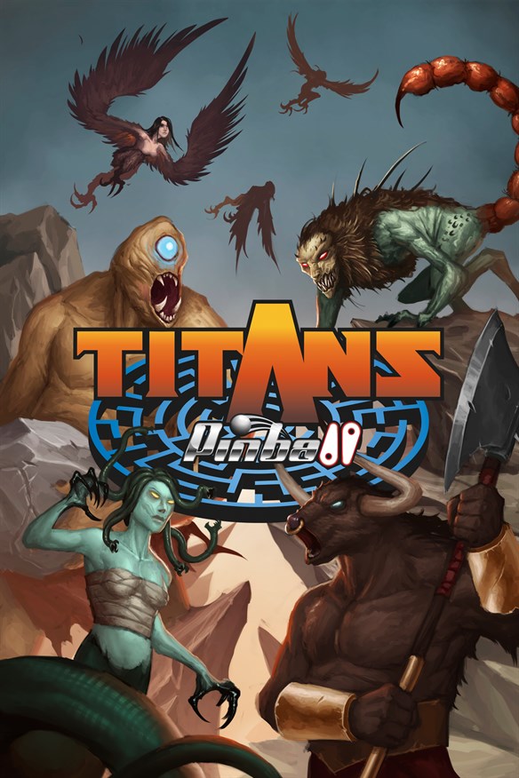 Titans Pinball Xbox Series X|S and Xbox One cover art