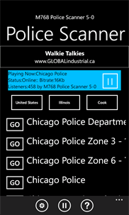 Police Scanner 5-0 Radio screenshot 1