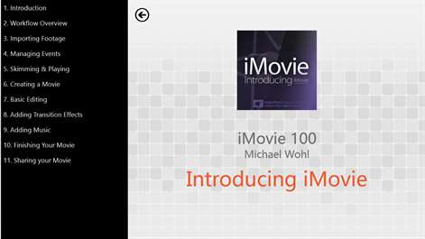 Intro to iMovie Screenshots 2