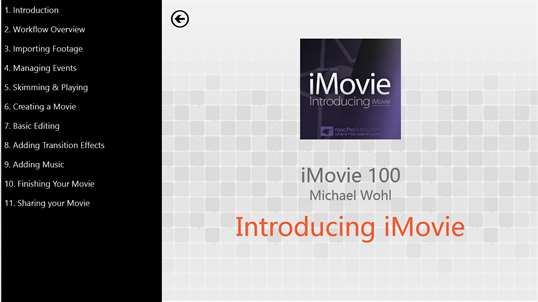 Intro to iMovie screenshot 2