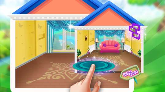 Doll House Design & Decoration : Kids Game screenshot 1