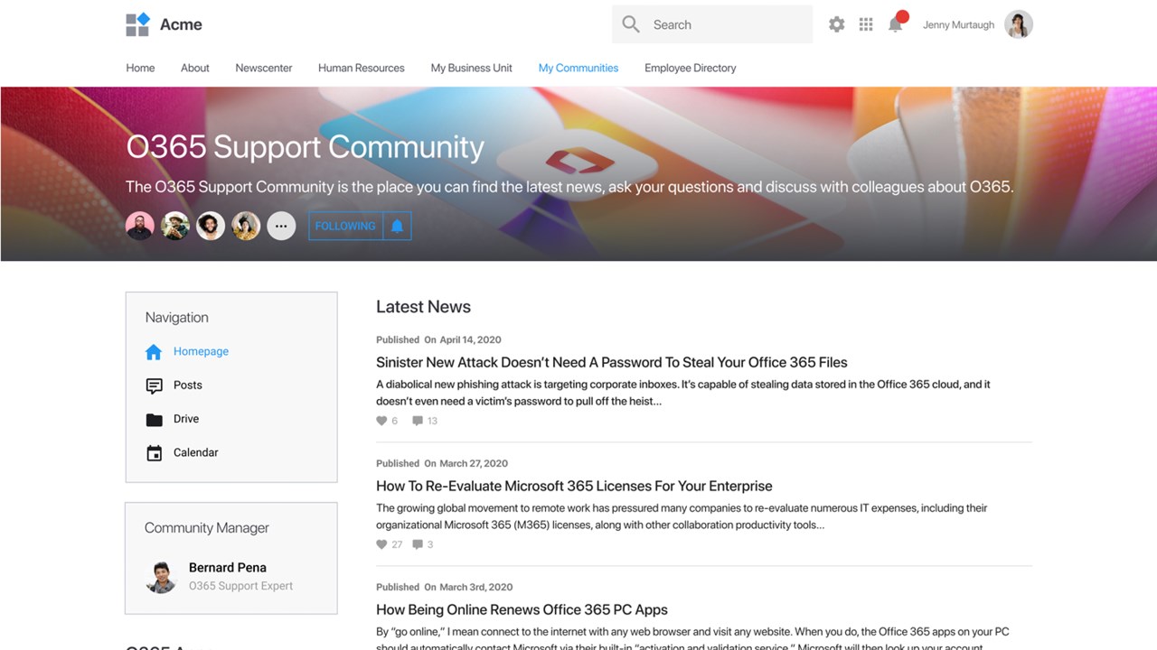 Snapshot 5 of LumApps: Employee Intranet for Microsoft 365