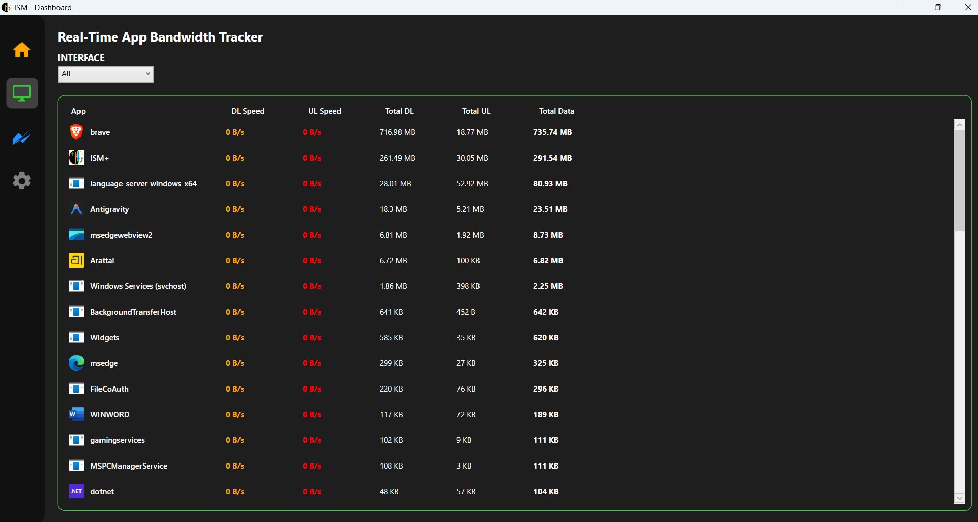 ISM+ Pro screenshot