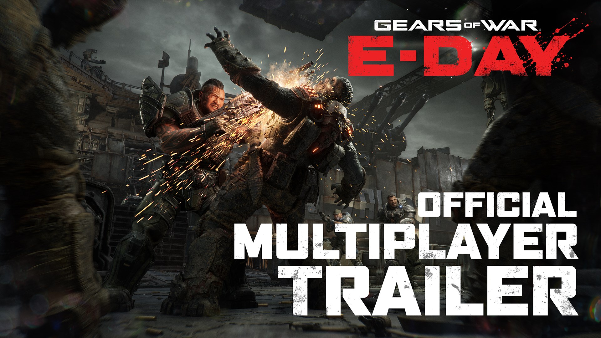 Tai chainsawing a locust with other gears in the background