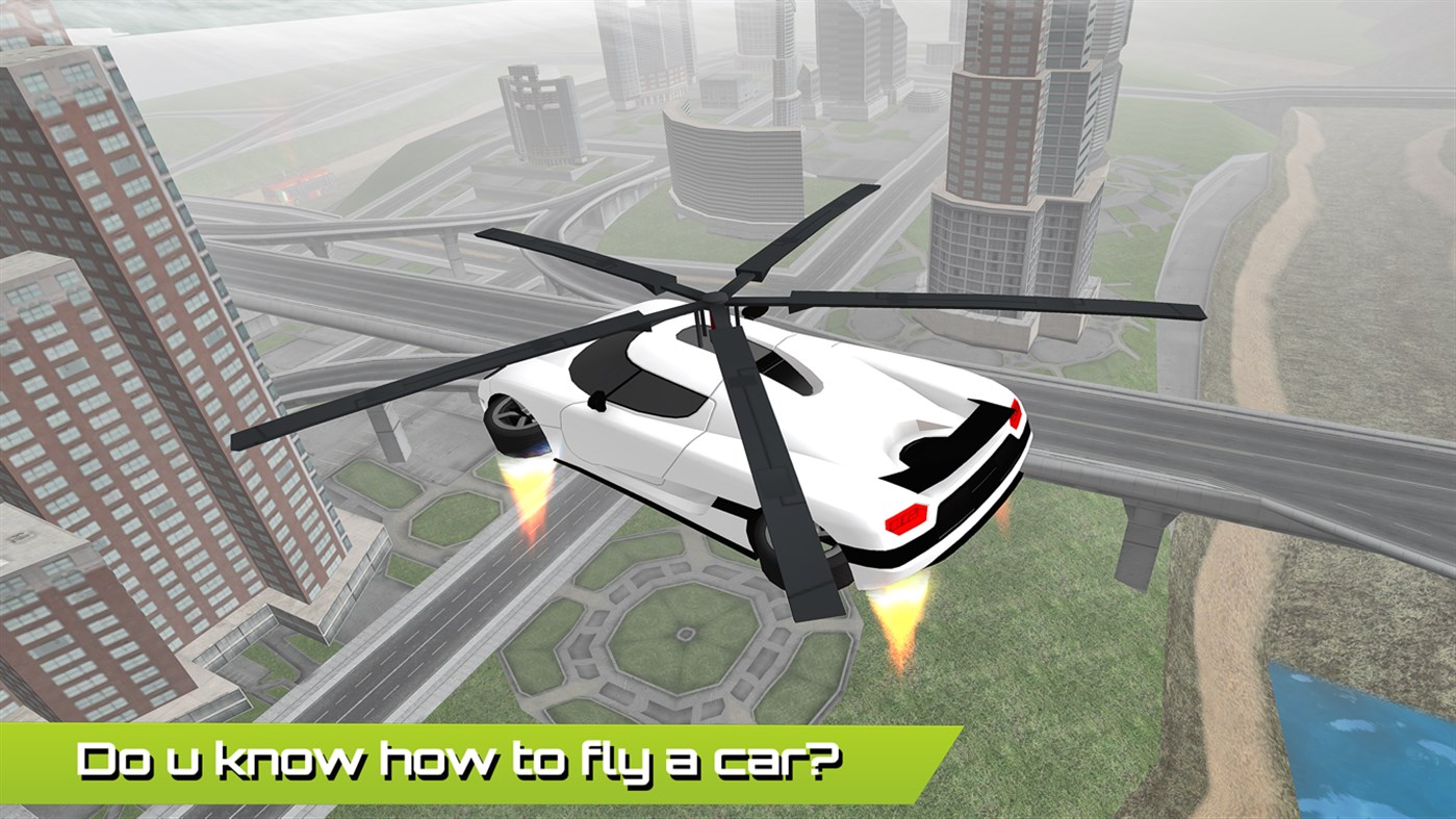#4. Flying Car Rescue Flight Sim (Windows) Oleh: Mega Gamers Production