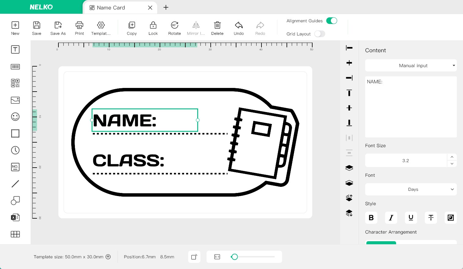 Nelko screenshot