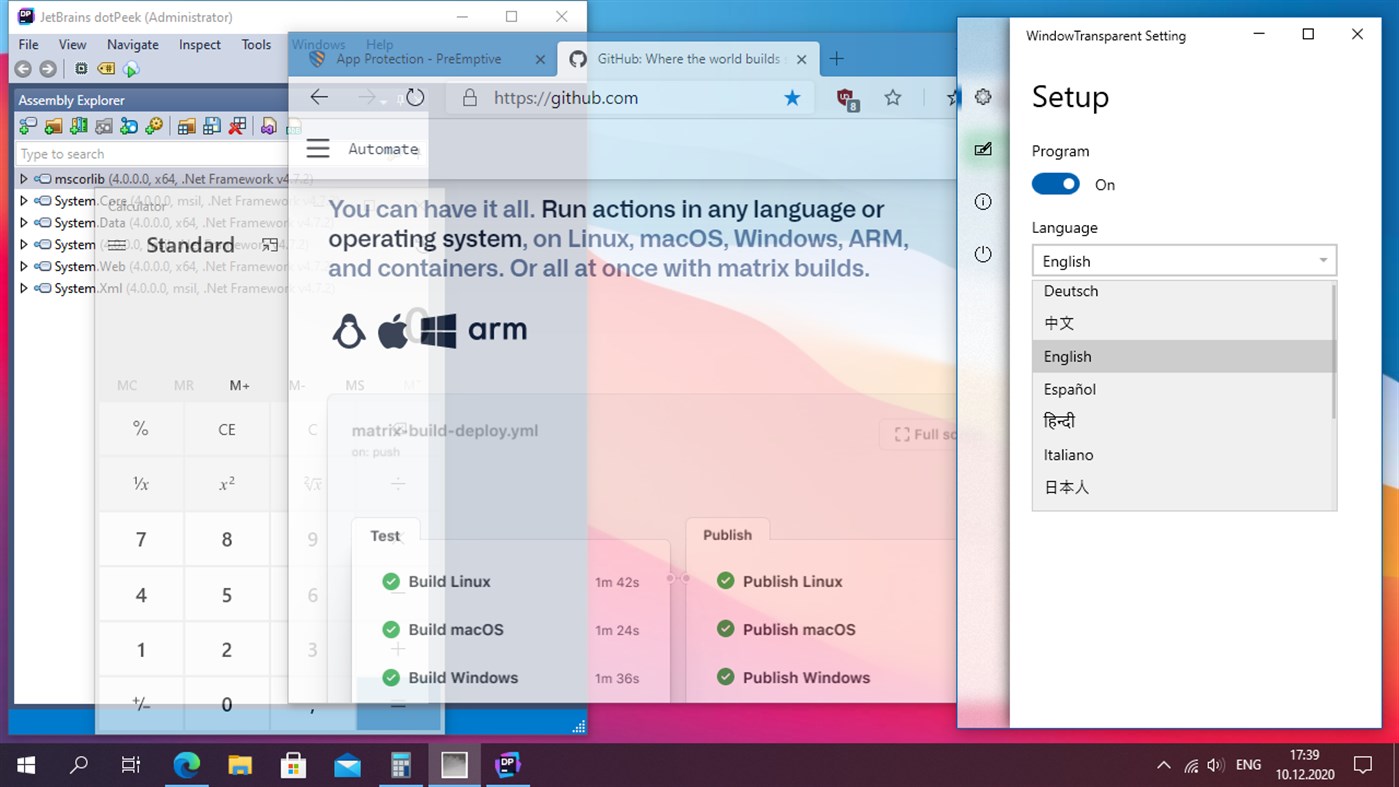 #3. WindowTransparent (Windows) Με: Valaut