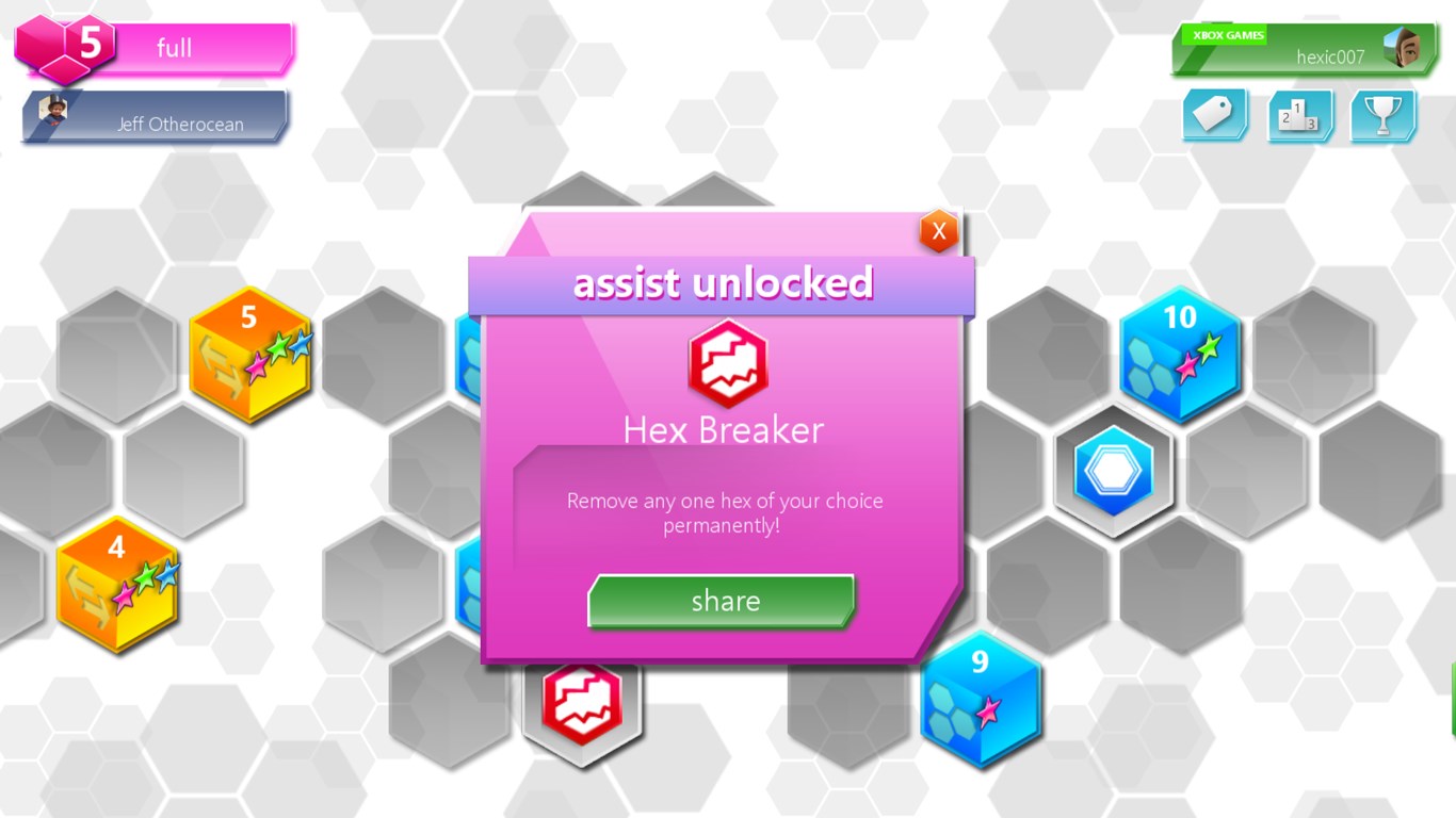 Hexic for Windows 10